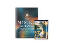 Load image into Gallery viewer, The Sacred 8 Bundle: Mystics Almanac 2026 + Original Oracle Deck